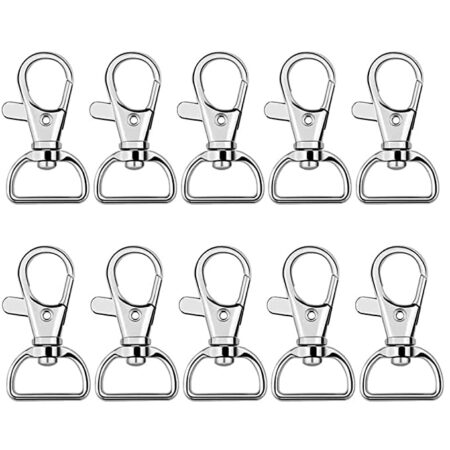 D Ring - 360 Swivel Trigger Snap Hooks by Specialist ID (Silver)