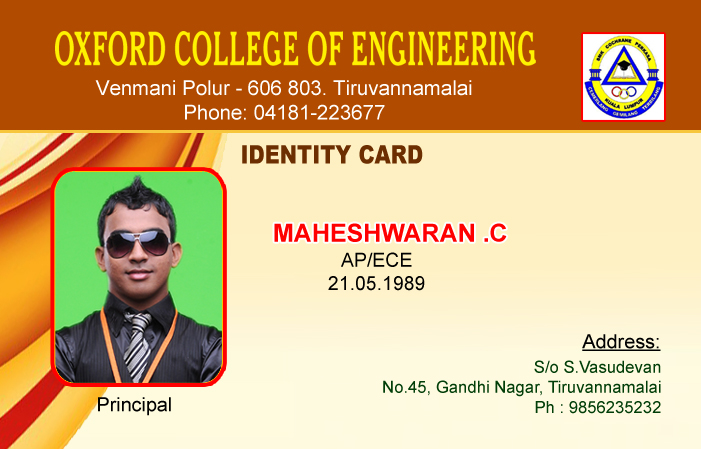Id Card PSD Download Design 883